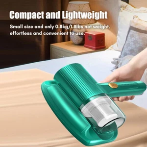 Handheld UV Vacuum Cleaner Anti Dust Mite Cleaning Remover for Home Mattress Bed - Picture 1 of 8