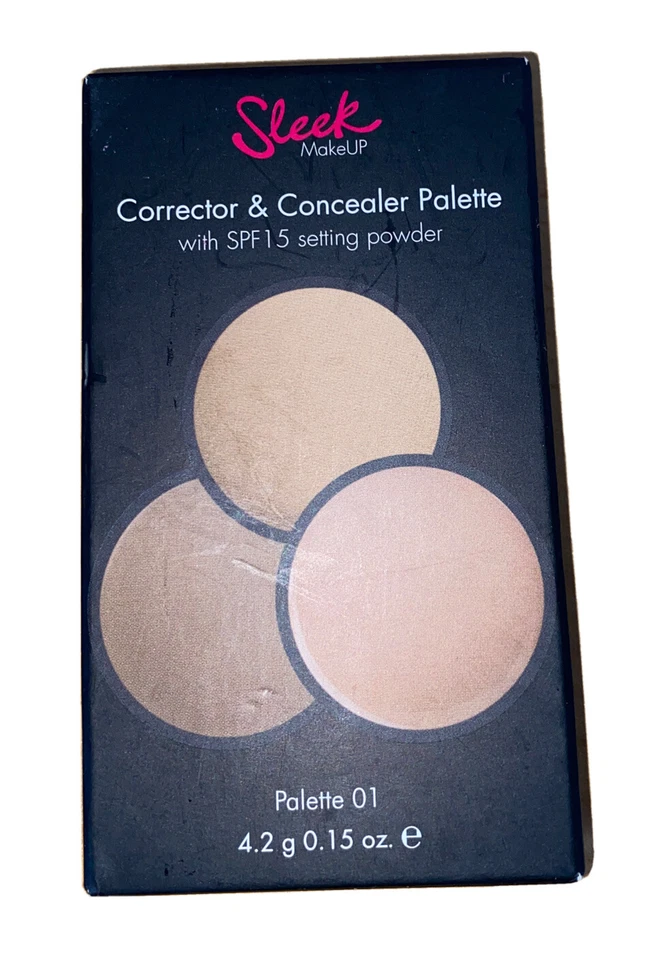Sleek make up Corrector & Concealer Palette 01 / 355 SPF 15 setting powder  NEU - Bild 1 von 1