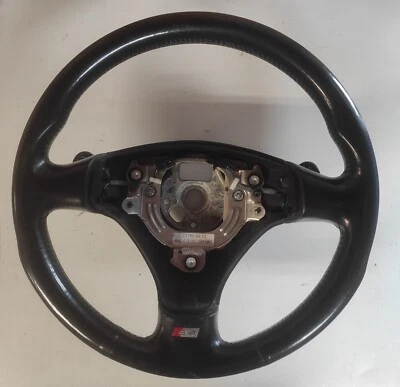 Audi S4 steering wheel 2004-2005 B6 8E0419091BM 1KT 3 spoke paddle shift - Image 1 of 3