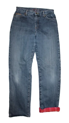 Vintage 1990s Eddie Bauer Womens 4 Cotton Flannel Lined Natural Fit Jeans - READ - Image 1 of 4