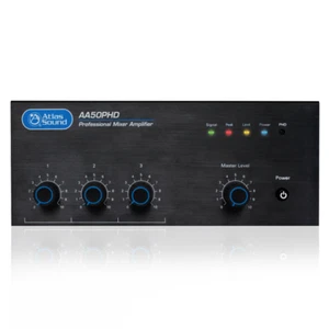 Atlas Sound AA50PHD 4-Input 50-Watt Mixer Amplifier with Automatic System Test - Picture 1 of 2