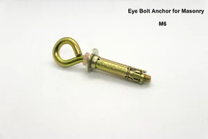 Daueranker Augenschraube für Beton/Mauerwerk Mauerwerk oder Mauerwerk M6. - Bild 1 von 7