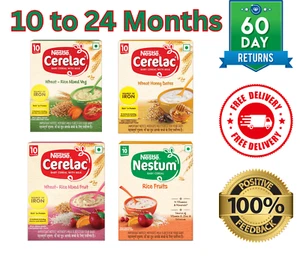 Nestlé CERELAC Fortified Baby Cereal with Iron & Protein 10 to 24 Months, 300 gm - Picture 1 of 32