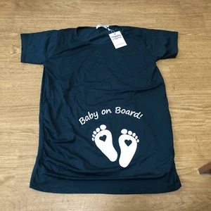 Happy Mama Pregnancy T-Shirt “Baby on Board” - UK Size XXXL - Picture 1 of 6