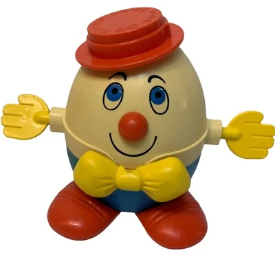 Vintage Original Fisher Price Humpty Dumpty Rolling Retro Toy - image 1 of 4