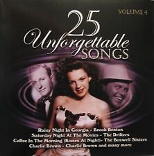 25 UNFORGETTABLE SONGS VOLUME 4 - various - Music CD - Very Good