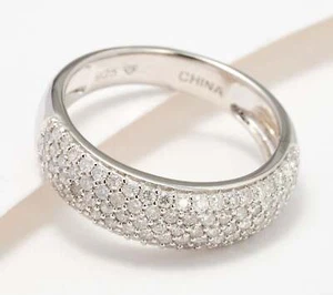 Anillo de plata de ley con diamantes Affinity 0,75 cttw talla 10 - Imagen 1 de 3