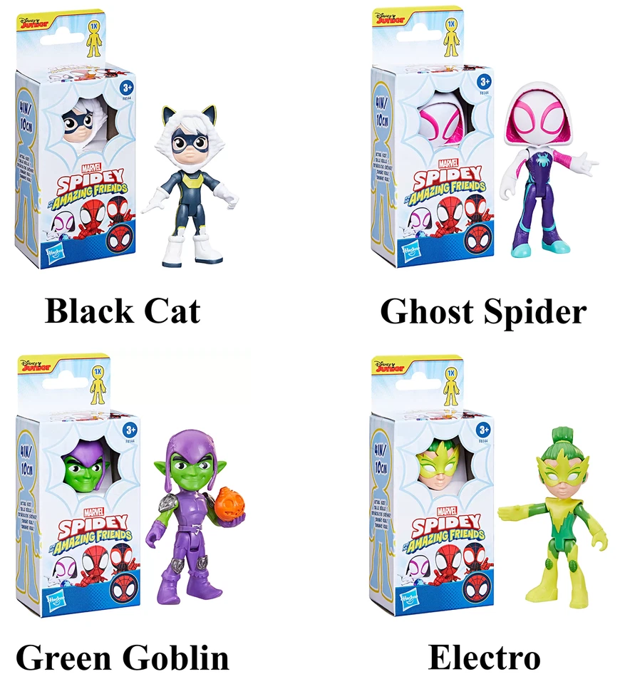 Figura de 4" de Spidey y sus increíbles amigos **tú eliges **nuevo en caja Foto 1 de 1