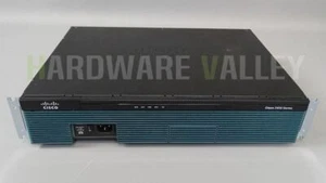 CISCO CISCO2911/K9 w/3 GE, 4 EHWIC, 2 DSP, 1 SM 256MB CF, 512MB DRAM, IPB - Imagen 1 de 1