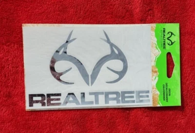 NEW NIP  / SEALED REALTREE Outfitters 5" DECAL Chrome - Image 1 of 3