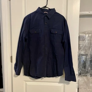 The Original Ben Sherman Men’s Shirt 100% Cotton Blue Pockets W/ Pockets - Picture 1 of 5