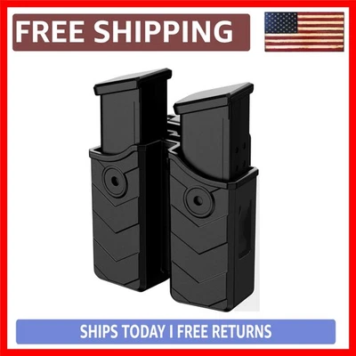 Universal Double Magazine Holster - Adjustable Retention for 9mm/40 & .45 Mag... - Image 1 of 4