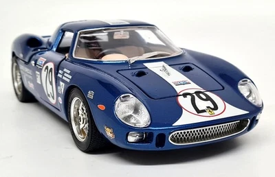 Burago 1/18 Ferrari 250 LM Le Mans 1965 Blue #29 Diecast scale model car - Image 1 of 4