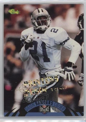 1996 Classic NFL Experience Printers Proof /499 Deion Sanders #80 HOF - Image 1 of 2