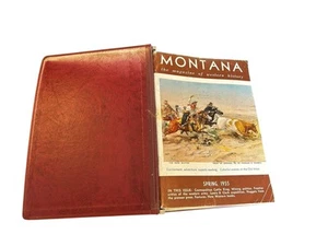 Vintage Lot Of 12 Montana The Magazine of Western History 1953 - 1956 In Binder - Bild 1 von 8