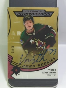 Victor Soderstrom (RC)- 21-22 Ultimate - Ultimate Introductions Gold Update /50 - Picture 1 of 7