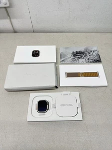 Apple Watch Ultra 2 49mm Titanium W/ Alpine Loop Strap - NEW OPEN BOX - Photo 1 sur 13