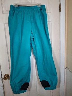 Pantalones de nieve Columbia de colección años 90 para mujer L azul verdoso verde esquí snowboard al aire libre Foto 1 de 4