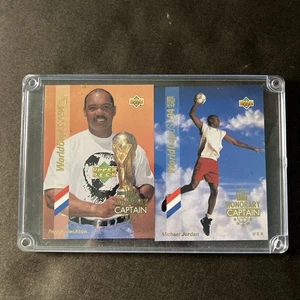 1993 UD JORDAN JACKSON 94 WORLD CUP HONORARY CAPTAINS GOLD BORDERLESS CARDS - Bild 1 von 6