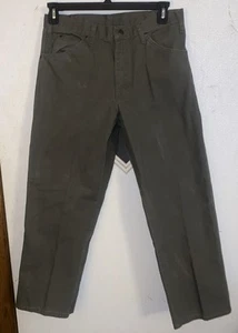 Dickies 1939RMS Rinsed Green Relaxed Fit Straight Leg Carpenter Jeans Size 32x27 - Picture 1 of 9