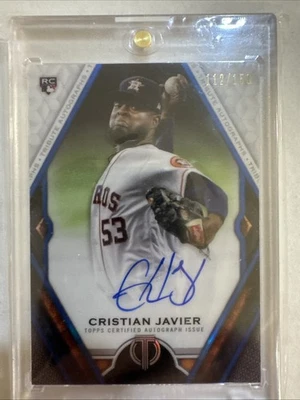 2021 Topps Tribute - Tribute Autographs Cristian Javier #TA-CJ /150 (AU, RC) - Image 1 of 2