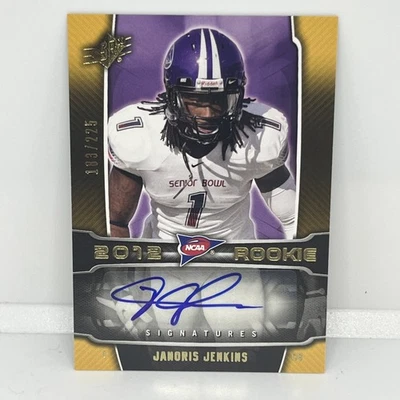 2012 SPx - Rookie Signatures Janoris Jenkins #124 /225 (AU, RC) - Image 1 of 4