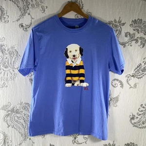 Polo Ralph Lauren Boys Size XL (18-20) Dog, Short Sleeve Blue T-Shirt - Picture 1 of 7