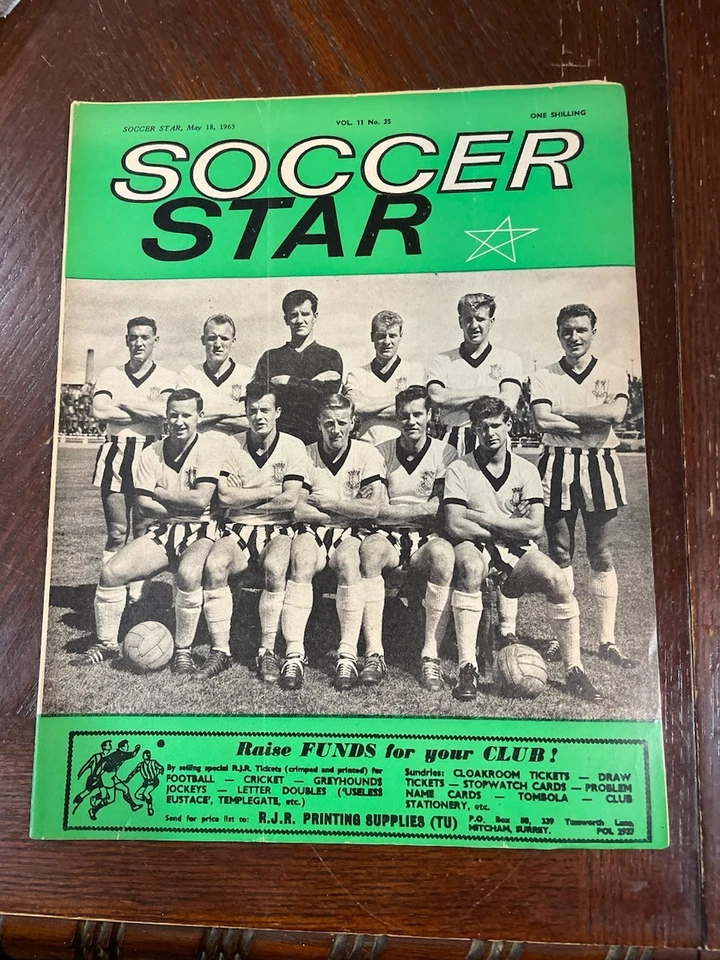 Soccer Star Magazine - May 18, 1963- Vol 11- No. 35 - Good  Condition. - Image 1 of 1
