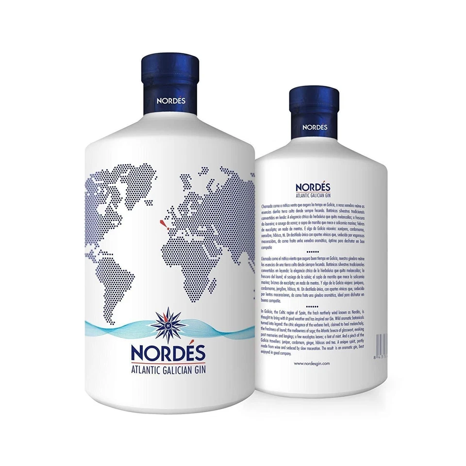 NORDES GIN ATLANTIC GALICIAN 70CL - Imagen 1 de 1