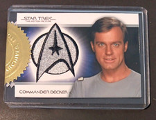 STAR TREK:  Movies Heroes and Villains  COMMANDER DECKER's PATCHE  PC10 #244/250