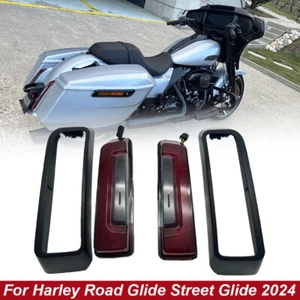 Bolsa de sillín LED luz trasera señal de giro para Harley Road Glide Street Glide 2024 - Imagen 1 de 12