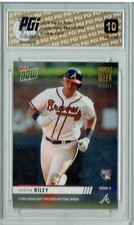 Austin Riley 2019 Topps Now GOLD Winner #MOW-9W PRISTINE Rookie Card PGI 10