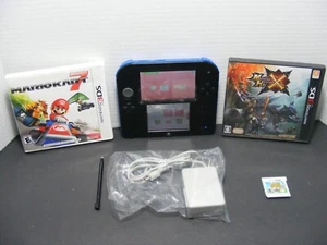 Nintendo 2DS FTR-S-AA Handheld-Spielkonsole Blau Bundle - Bild 1 von 5