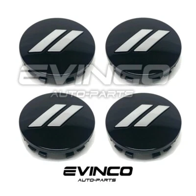 Mopar 20" Gloss Black Wheel Center Cap Set 2017-2018 Dodge Charger Challenger Foto 1 de 3