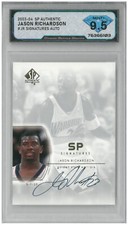 2003-04 SP Authentic JASON RICHARDSON #JR Auto 💎 DSG 9.5 Mint+