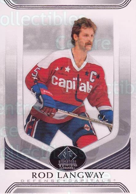 2020-21 SP Signature Edition Legends #163 Rod Langway - Image 1 of 1