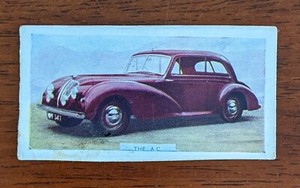 1949 Geoffrey Michael Publishers: Modern Motor Cars card #32 The A.C