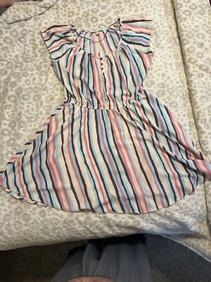 Vestido Lauren Conrad Rayas Multicolor T4 Foto 1 de 4