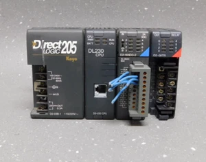AutomationDirect Koyo DirectLOGIC 205 PLC D2-03B-1 w/ D2-230 D208TR D2-16ND3-2 - Picture 1 of 6