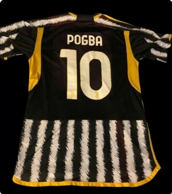 NUEVA Camiseta de fútbol local Pogba #10 Juventus 2023 2024 Adidas Jeep Foto 1 de 4
