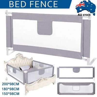 Adjustable Folding Kids Safety Bed Rail/Fence Cot Guard Protect Child Toddler AU • 38.99$