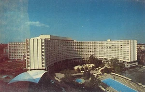 Postal publicitaria de Washington DC Hilton Hotel Connecticut Ave & Columbia Rd - Imagen 1 de 2