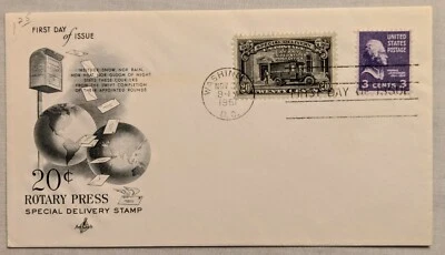 FDC # E19 - W/  Sc # 807 - Art Craft Cachet - 11/30/1951 - Unaddressed  - Image 1 of 2