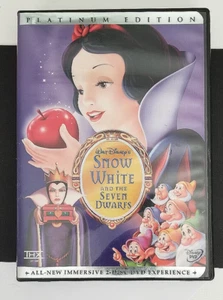 SNOW WHITE AND THE SEVEN DWARFS ~ (DVD-2001, Platinum Edition) ~ DISNEY - Picture 1 of 1