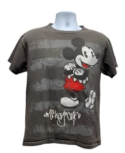 VINTAGE DISNEY MICKEY ONE GREY GRAPHIC TSHIRT SIZE Medium - Picture 1 of 3