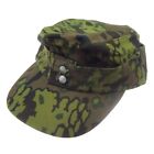 WWII German Elite Army M43 Spring Oakleaf Camouflage Cotton Cap Hat Size 57-62