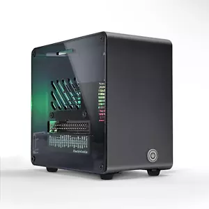 Estuche Raspberry Pi 5, Estuche Mini Torre Aluminio con Ventilador y Cambio de Color - Imagen 1 de 8