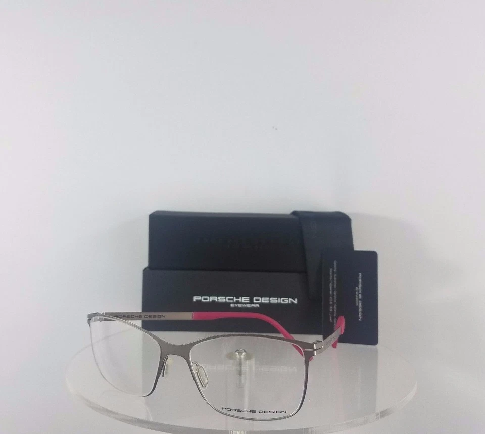 Porsche Design P 8262 Women Silver Optical Frame Metal Full Rim Oval Eyeglasses