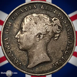 Great Britain 1851 British One Shilling GB0217 - Picture 1 of 2