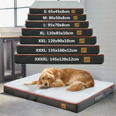 BINGOPAW Orthopädisches Hundebett Tier Bett Sofa Schlafplatz Korb Matratze Tierbett XXXXL
